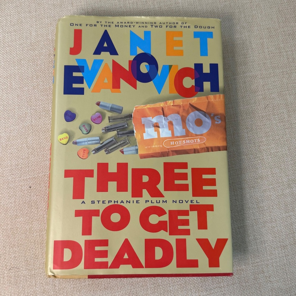 Three to Get Deadly Janet Evanovich Stephanie Plum Novel Hardcover Mystery Book